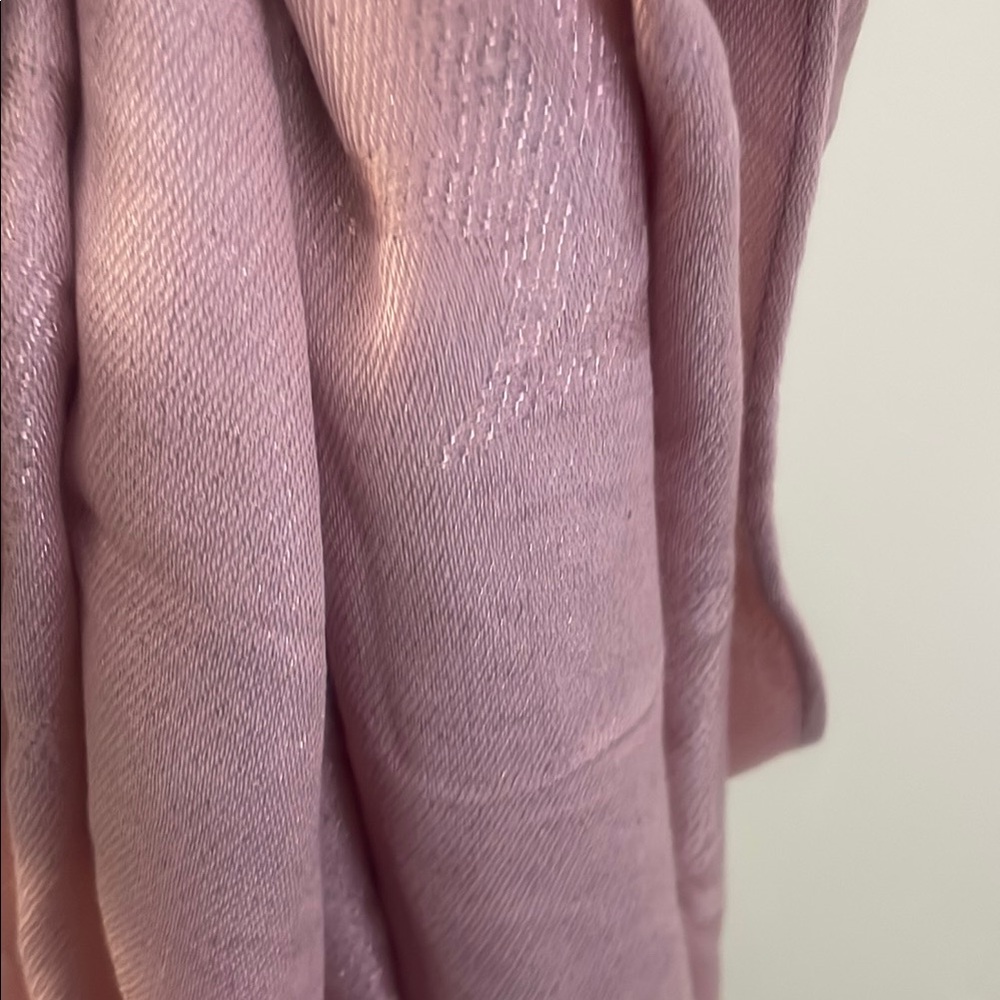 Juicy Couture Pink Fringe Wrap Scarf